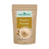 Neuherbs Organic Mulethi Powder Natural Yashtimadhu Licorice Root Extracts For Radiant Skin Health Pack Of 2 X 100 g orange
