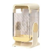 Rotating Tool Cutter Holder with Multi-Angle Hovering Shaft Rack Wall-Mounted or Countertop Drainage Organizer for Kitchen geltona
