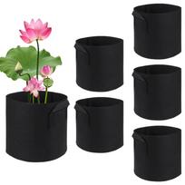 6-pack Pond Aquatic Plant Planting Bag Breathable Reusable Bag With Handle Felt Flower Pot Gardening Tool Floating Decorative CN