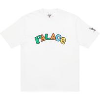 Palace x WWE Nice Day T-Shirt White Unisex Tops P22TS460 XL gray