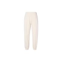 Nike Solid Color Logo Print Drawstring Fleece Joggers Women Bottoms Off-White DV7093-219 L white