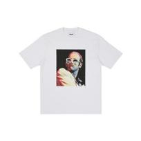 Palace X Elton John Collaboration Portrait Print Crew Neck Short Sleeve T-Shirt Unisex T-Shirt White P21TS292 L black