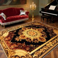 Prabangūs svetainės kilimai Europos stiliaus dekoracija Namų muzikos kambarys Sofa Dideli kilimai Miegamasis Drabužinė Purus minkštas kilimėlis Lovos šonas 60*90cm