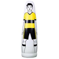 160CM Inflatable Football Training Goal Keeper PVC Footabll Free Kick Training Barrier Dummy for Children Adult geltona