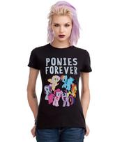 My Little Pony Ponies Forever Junior Ladies 100% Cotton T-shirt Mens Tees Top L