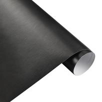20*100cm Automobilio tamsinimo vinilinė plėvelė Chromuota šlifuota ledinė plėvelė Vandeniui atsparus transporto priemonės kėbulo interjero dekoravimo lipdukas Priedai juoda