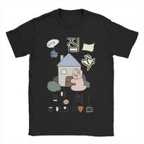 Men Women T-Shirts Bunny Hugs Home Love Unique Cotton Tees Short Sleeve Cute Ins Style Kawaii Y2k T Shirts O Neck Tops Popular 4XL