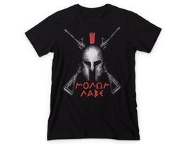 Spartan Molon Labe T-Shirt 100% Cotton O-Neck Summer Short Sleeve Casual Mens T-shirt Size S-3XL - Men's Summer Cotton Graphi... S įvairiaspalvis