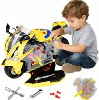 Motociklas konstruktorius vaikiškas mechaniko rinkinys