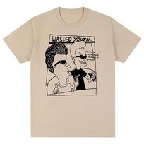 Vintage Beavis Butt.head x S0nic Youth Funny Tee Unisex Short Sleeve Shirt S-5XL S įvairiaspalvis
