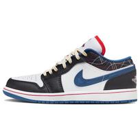 Air Jordan 1 Low 'White Industrial Blue Siren Red' Men's FV3622-141 EU 47.5