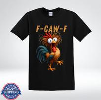 Juokingas Vištos F-CAW-F Sarkastiškas Gyvūnų Humoras Memas Marškinėliai XXXL