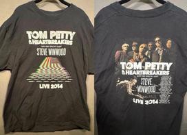 Tom Petty Heartbreakers 2014 Concert Tour reprinted black shirt QT5748 Unisex T-Shirt L