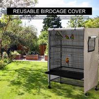 Birdcage Cover Night Birdcage Cover Sleep Helper for Brid Cage with Window Drawstring Bird Cage Waterproof Windshield juoda