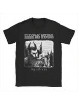 Vyrai Moterys Elektrinis Burtininkas - Dopethrone Senosios Mokyklos JK Doom Metal T-shirtai Grynos Medvilnės Drabužiai Trumpomis Rankovėmis Marškinėliai S juoda