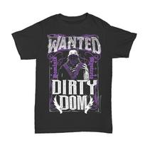 WWE Dominik Mysterio Wanted Dirty Dom Black Unisex T-Shirt S