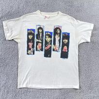 Vintage 1989 Tesla the Band Hang Tough Tour White T-Shirt Size XL L