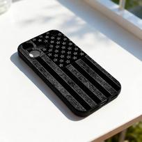 America USA Flag Cool For iPhone 17,16,15,14,13,12,11,Pro,Max,Plus,E,SE4,Air,Mini Black Soft Cover Phone Case iPhone17