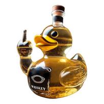 Vidurinio piršto antis butelis juokingas viskio butelis anties formos alkoholio butelis juokingas anties dekanteris barui, biurui, namams, išdaigų dovana B