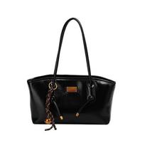 Tote Bag Lady's Daily Commuting Work Bag - Large Capacity Shoulder Bag with Single Shoulder Strap with pendant juoda