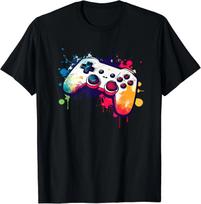 Control All The Things Video Game Controller Gamer Boys Men Gift Unisex T-Shirt 4XL