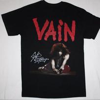 retro Vain band signature T-shirt Black Cotton Tee All Sizes S to 5Xl XL