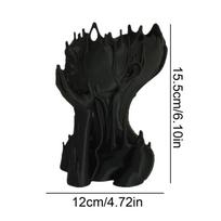 Face Flower Pot Unique Modern Resin Goddess Head Planter Handcrafted Room Decor Creative Face Vases for Indoor Outdoor Plants juoda