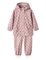 Lil'Atelier - Nmfladry10 Rain Set Aop Fo Lil - Lietaus drabužių komplektas - Rožinė