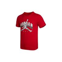 Air Jordan logotipas Spausdintas Krepšinio Sportinis Trumpomis Rankovėmis Marškinėliai Vyriški Viršutiniai Drabužiai Raudonas CZ8384-687 XS red