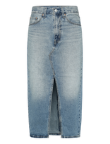 Levi's® - Decon Slit Midi Skirt Welcome - Iki kelių ir midi sijonai - Mėlyna