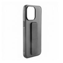 Aizmugurējais vāciņš iLike Apple iPhone 14 Silicone Case with stand Black 4752192070731 ILIAPP14SWSPB (4752192070731)