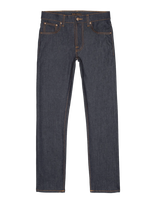 Nudie Jeans - Grim Tim Dry Blue 16 Dips - Siaurėjančios kelnės - Tamsiai mėlyna