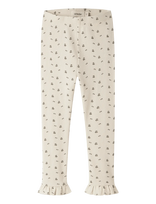 Lil'Atelier - Nmflago Mer Slim Leggings Lil - Tamprės - Kreminė spalva