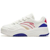 Anta Wave Shoes 2 Easy To Clean Trendy Versatile Wear Resistant Height Increasing Low Top Skate Shoes Men sneaker White Blue 912438016-1 42.5 white