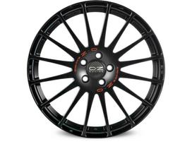 R16x7J 4X100 ET37 CB-68.1 Matt Black Red Lettering
