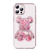 iLike    Apple    iPhone 15 Pro Silicone Case Print Desire Bear    Pink