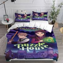 The Dragon Prince Season 1 (2018) Bedding Sets Bed Cover Comforter Duvet Cover Pillow Case 2-3 Pieces Sets Bedroom Decor EU Single 135x200cm