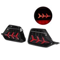 1 Pair Rear Bumper Lights Dynamic Turn Signal Replacement for Honda Civic Hatchback 2016 2020