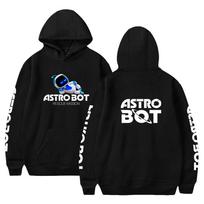 Mens Womens Hoodie Astro Bot Anime Hoodies Anime Streetwear Harajuku Casual Printed Hooded Pullover Sweatshirts XS juoda