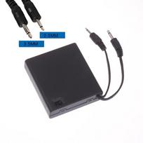1Pcs 2.5mm Plug Password Electronic Lock Emergency Spare Battery Box Accessories 6V Safe Universal External Power Box
