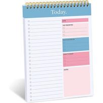 Cross-Border English Planner Notebook with Sticky Notes - Simple Design for Daily, Weekly, and Monthly Time Management A5 beige