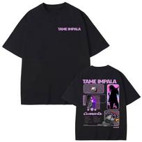 Rock Band Tame Impala Tour T-shirt Men Women Clothing Fashion Y2k Oversized T-shirts Summer Casual Short Sleeve T Shirts S