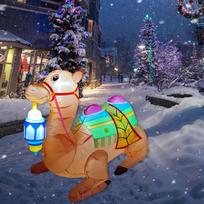 Ramadan Camel Inflatable Ornament Outdoor Decoration for Home Holiday Garden
