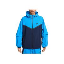 Nike Tech Series Color Block Comfortable Long Sleeve Jacket Men Jackets Obsidian Light-Photo-Blue HV6514-451 L blue