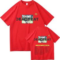 Tame Impala DEADBEAT Tour 2026 T-shirs Graphic Print T Shirts Unisex Women Casual Cotton Oversized Short Sleeve T-shirt Y2K Clothes S