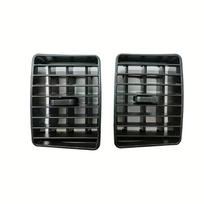 Black/Brown Car Air Conditioning Air Vent Outlet Panel Grille Cover Frame Fascia Replacement For Corolla EX E120 Air Grille