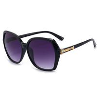 Women's Oversized Square Sunglasses, UV400 Protection Fashion Shades, Luxury Gold Decor Eyewear for Daily, Vacation and Streetwear 1