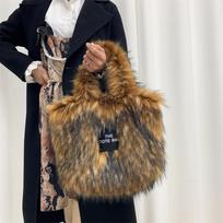 Women Luxury Faux Fur Leather Tote Bag Large Capacity Shoulder Crossbody Handbag ruda