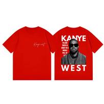 Kanye West Tour 2026 Merch Tshirt Harajuku Hip Hop Style Short Sleeve Tshirts Unisex Women Fashion Casual Loose Cotton T Shirts M gray