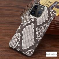 100% Genuine Python Leather Phone Case For iPhone 17 16 15 11 12 13 14 Pro Max Air Plus Luxury Shockproof Protect Back Cover For iPhone 13 Pro